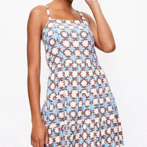 Sun washed Floral Smocked Back Dress- Brand New